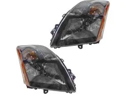 DIY Solutions - Headlight Assembly Set Of 2 - 2007 - 2009 Nissan Sentra SE-R And SE-R Spec V - LHT09204
