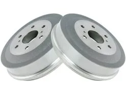 TRQ - Rear Brake Drum - Set Of 2 - 2009 - 2013 GMC Sierra 1500 - BRA75125