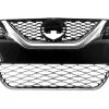 Action Crash - Front Grille - Black And Silver With Chrome Molding - 2016 - 2017 Nissan Maxima - NI1200284C -Intake System Parts Shop D0115 C257933 1