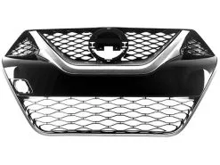 Action Crash - Front Grille - Black And Silver With Chrome Molding - 2016 - 2017 Nissan Maxima - NI1200284C
