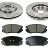 DuraGo - Front Semi-Metallic Brake Pad And Rotor Kit - 2010 - 2017 Chevrolet Equinox - BK7130932 -Intake System Parts Shop D0116 D132277 1