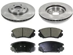 DuraGo - Front Semi-Metallic Brake Pad And Rotor Kit - 2010 - 2017 Chevrolet Equinox - BK7130932
