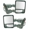 Trail Ridge - Power Towing Mirror Set - Heated, Power-Folding-Telescoping - Textured Black - Smoked Turn Signal And Clearance Light - Temperature Sensor - 2011 - 2016 Ford F-350 Super Duty - TR10154 -Intake System Parts Shop D0116 V374513 1