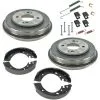 DIY Solutions - Rear Brake Drum And Brake Shoe Kit - 2001 - 2005 Honda Civic 1.7L 4-Cylinder - BFS03042 -Intake System Parts Shop D0117 C144865 1