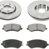 DuraGo - Front Ceramic Brake Pads And Rotor Kit - 2001 - 2007 Dodge Caravan - BK7085016 -Intake System Parts Shop D0117 M176474 1