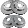 TRQ - Front And Rear Brake Rotor - Set Of 4 - 6 Lug - Vented Rotors - 1999 - 2006 Chevrolet Silverado 1500 Standard Cab Pickup - BRA13904 -Intake System Parts Shop D0118 F316532 1