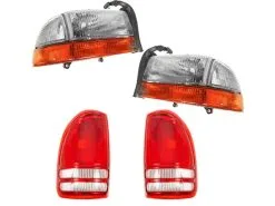 DIY Solutions - Headlight And Tail Light Kit - 4 Piece - 1997 - 2004 Dodge Dakota - LHT04321