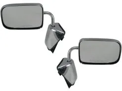 DIY Solutions - Manual Door Mirror Set Of 2 - Chrome - Manual Folding - 1988 - 1993 Dodge D150 - MIR03801