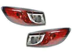 DIY Solutions - Outer Tail Light Assembly 2 Piece Set - 2010 - 2013 Mazda 3 Sedan (without LED Lights) - LHT07769