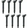 TRQ - Ignition Coil - Set Of 8 - 2007 - 2010 Toyota Tundra 5.7L V8 - ICA61566 -Intake System Parts Shop D0125 W155324 1