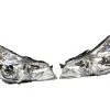 Replacement - Halogen Headlight Assembly Set Of 2 - Chrome Design - 2013 - 2014 Subaru Outback - 941-369 -Intake System Parts Shop D0126 D268498 1