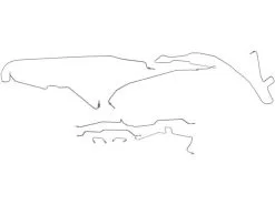 Dorman - Brake Hydraulic Line 7 Piece Kit - 1997 - 2002 Jeep Wrangler With Non-ABS (with Dana 35 Axle) - 919-220