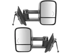 Trail Ridge - Power Door Mirror - Set Of 2 - Manual Telescoping - Towing Type - With Heated Glass And Turn Signal - 2007 - 2014 Chevrolet Silverado 2500 HD - TR00022