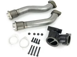 Replacement - Turbocharger Up Pipe Kit - 1998 - 2002 International 4700 7.3L Powerstroke Diesel Turbo T444E - N01-020