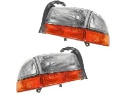 DIY Solutions - Headlight Assembly Set Of 2 - 1998 - 2003 Dodge Durango - LHT03076