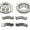 DuraGo - Front Semi Metallic Brake Pads And Rotor Kit - 2001 - 2010 Chevrolet Silverado 2500 HD - BK7104612