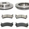 DuraGo - Front Ceramic Brake Pad And Rotor Kit - 1999 - 2006 Chevrolet Silverado 1500 - BK7103426