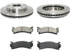 DuraGo - Front Ceramic Brake Pad And Rotor Kit - 1999 - 2006 Chevrolet Silverado 1500 - BK7103426
