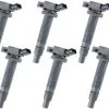 Replacement - Ignition Coil Kit - 6 Piece - 2005 - 2015 Toyota Tacoma - 904-039-K6 -Intake System Parts Shop D0144 R799489 1