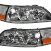 DIY Solutions - Halogen Headlight Assembly Set Of 2 - 2005 - 2011 Lincoln Town Car - LHT03636 -Intake System Parts Shop D0145 J817161 1