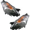 DIY Solutions - Halogen Headlight Assembly - Set Of 2 - 2007 - 2009 Nissan Altima Sedan - LHT03484 -Intake System Parts Shop D0145 M787124 1
