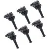 Replacement - Ignition Coil Kit (Set Of 6) - 2003 - 2006 Volvo XC90 - 904-032-K6 -Intake System Parts Shop D0146 R141855 1