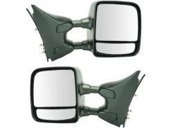 Trail Ridge - Manual Door Mirror Set Of 2 - Towing - Manual-Telescoping - Textured Black - Manual-Folding - 2005 - 2018 Nissan Frontier - TR00072