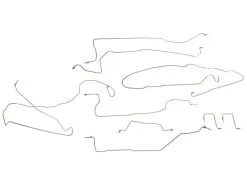 Dorman - Brake Hydraulic Line Kit - 9 Piece - 2003 - 2006 Chevrolet Tahoe (without RPO Code JL4, Active Brake Control) - 919-153