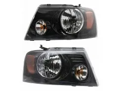 DIY Solutions - Headlight Assembly Set Of 2 - 2006 - 2008 Ford F-150 (For Harley Davidson Edition) - LHT03735 -Intake System Parts Shop D0148 B425836 2