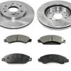 DuraGo - Front Ceramic Brake Pad And Rotor Kit - 2005 - 2006 Chevrolet Silverado 1500 - BK7106826 -Intake System Parts Shop D0151 M764619 1