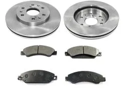 DuraGo - Front Ceramic Brake Pad And Rotor Kit - 2005 - 2006 Chevrolet Silverado 1500 - BK7106826