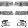 DIY Solutions - Headlight Fog Light Parking Light Kit - 6 Piece Set - 2000 - 2006 Chevrolet Suburban 1500 - LHT04146 -Intake System Parts Shop D0151 P334698 1