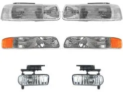 DIY Solutions - Headlight Fog Light Parking Light Kit - 6 Piece Set - 2000 - 2006 Chevrolet Suburban 1500 - LHT04146