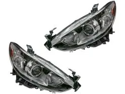 DIY Solutions - Halogen Headlight Assembly Set Of 2 - 2014 - 2016 Mazda 6 - LHT03884