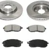 DuraGo - Front Semi Metallic Brake Pads And Rotor Kit - 2013 - 2019 Nissan Sentra - BK7157912 -Intake System Parts Shop D0151 T327965 1