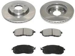 DuraGo - Front Semi Metallic Brake Pads And Rotor Kit - 2013 - 2019 Nissan Sentra - BK7157912
