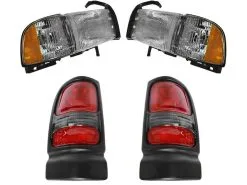 DIY Solutions - Headlight And Tail Light Kit - 4 Piece - 1994 - 2002 Dodge Ram 3500 - LHT04275