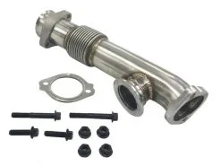 SKP - Right Passenger Side Turbocharger Up-Pipe (From Manifold To Y-Pipe) - 2004 - 2005 Ford F-350 Super Duty 6.0L V8 Diesel - SK679010