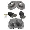 DIY Solutions - Front And Rear Ceramic Brake Pads And Rotor Kit - 1999 - 2004 Land Rover Discovery Series II - BFS03035 -Intake System Parts Shop D0152 R869317 1