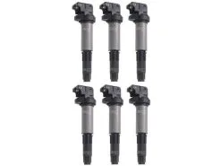 TRQ - Ignition Coil Kit - 6 Piece - 2004 - 2006 BMW X5 3.0L L6 - ICA61503