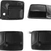 DIY Solutions - Front And Rear Door Handle Set - 4 Piece - Black - 1999 - 2016 Ford F-250 Super Duty Crew Cab Pickup (without Passenger Front Lock Provision) - BHS03302 -Intake System Parts Shop D0154 D171944 1