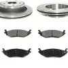 DuraGo - Rear Ceramic Brake Pad And Rotor Kit - 5-Lug - 2011 - 2018 Ram 1500 - BK7085416 -Intake System Parts Shop D0154 F742859 1
