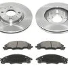 DuraGo - Front Ceramic Brake Pad And Rotor Kit - 2008 - 2011 Ford Focus - BK7123516 -Intake System Parts Shop D0154 F885323 1