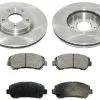 DuraGo - Front Ceramic Brake Pad And Rotor Kit - 2008 - 2011 Nissan Rogue - BK7121236