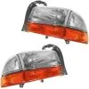 DIY Solutions - Headlight Assembly Set Of 2 - 1997 - 2004 Dodge Dakota - LHT03076 -Intake System Parts Shop D0155 Z372527 1