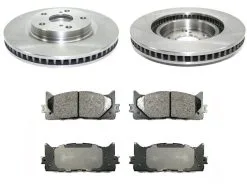 DuraGo - Front Ceramic Brake Pad And Rotor Kit - 2007 - 2017 Toyota Camry - BK7111836
