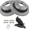 TRQ - Rear Ceramic Brake Pads And Rotor Kit - 5 Lug - Vented Rotors - 2011 - 2018 Ram 1500 - BKA11510 2 TRQ - Rear Ceramic Brake Pads And Rotor Kit - 5 Lug - Vented Rotors - 2011 - 2018 Ram 1500 - BKA11510 -Intake System Parts Shop D0157 Z954771 1