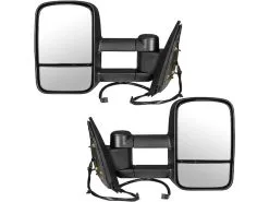 Trail Ridge - Power Door Mirror - Set Of 2 - Textured Black - With Heated Glass, Towing, And Manual Telescoping - 2015 - 2019 Chevrolet Silverado 2500 HD - TR00012