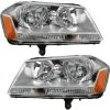 DIY Solutions - Headlight Assembly Set Of 2 - 2008 - 2009, 2012 - 2014 Dodge Avenger SE - LHT03516 -Intake System Parts Shop D0164 T215529 1