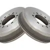 TRQ - Rear Brake Drum Set - 2005 - 2015 Toyota Tacoma (with 6 Lug Wheels) - BRA75109